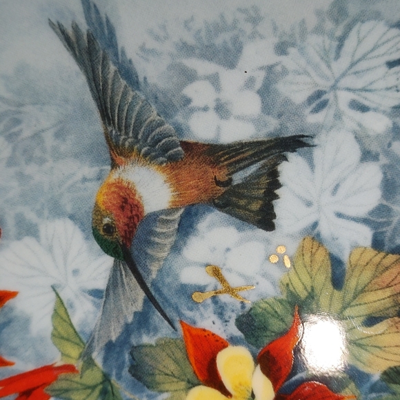Royal Doulton the Rufus hummingbird plate - Picture 4 of 4